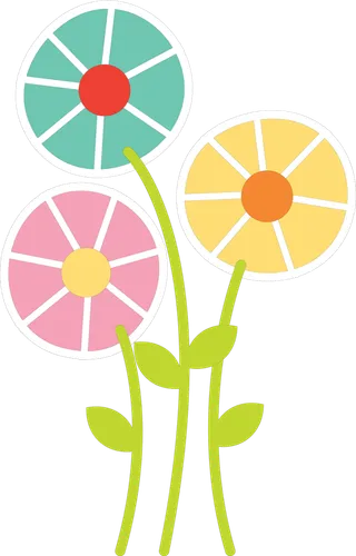 花朵简笔画图标