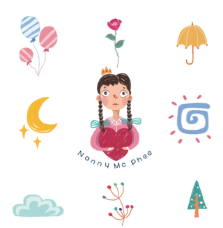 可爱扁平风不干胶贴纸