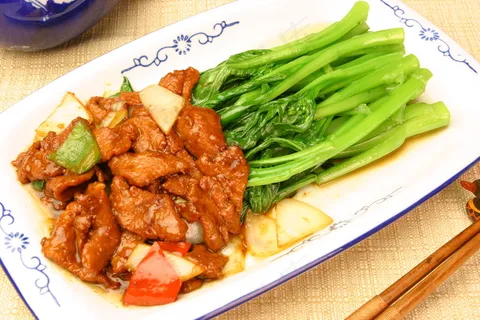 0790牛柳扒菜心f 0790牛柳扒菜心f