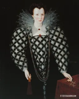 泰特手绘贵妇肖像油画