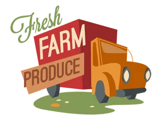 卡通现代农业素材