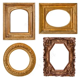 框架与美丽的雕刻