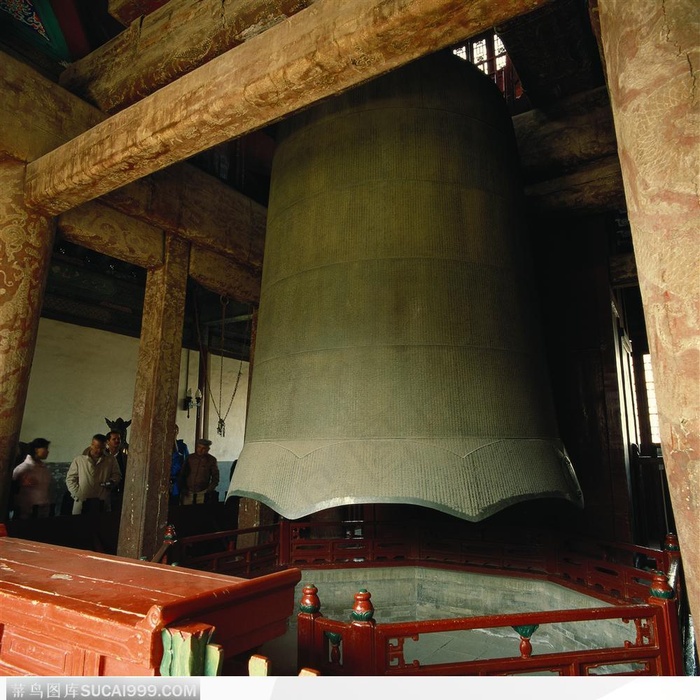 传统青铜器-绿色的钟