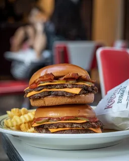 黄色美味汉堡摄影素材 黄色美味汉堡摄影素材