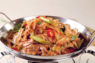 干锅美食焖锅湘菜麻辣香辣纸锅干锅笋衣