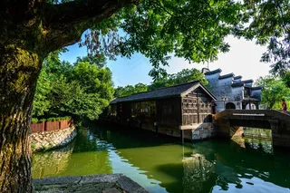 浙江湖州南浔古镇风景