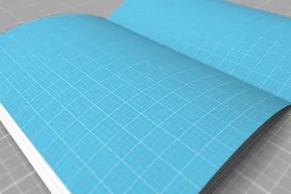 简约画册样机展示效果