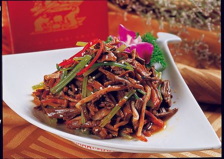 0911XC-235茶树菇拌肚条