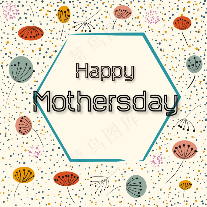 母亲节卡通ppt背景图片