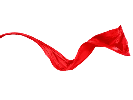 红色飘带免扣素材