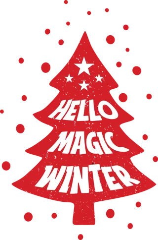 圣诞节字体平安夜主题字体设计