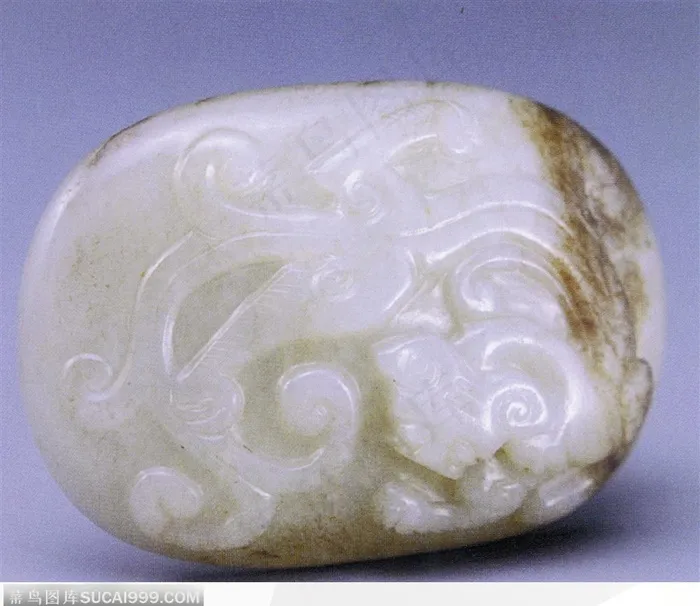 传统工艺-豹子花纹玉器