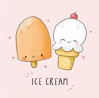 可爱冰激凌