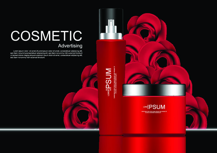 设计化妆品样品素材