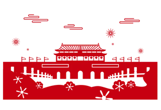 *建军节建党国庆节党建元素图片 卡通手绘PNG透明免扣PS素材