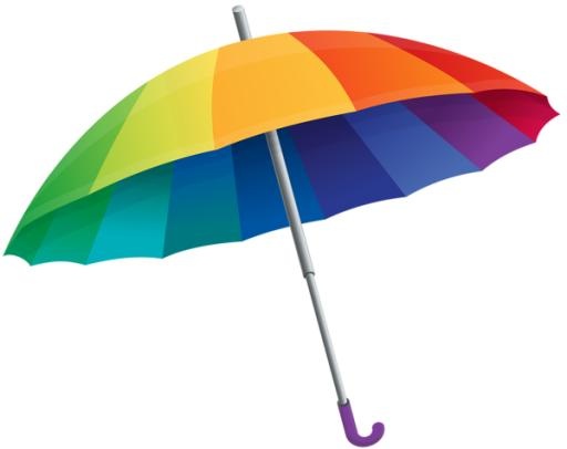 雨伞 PNG免抠(600x476)