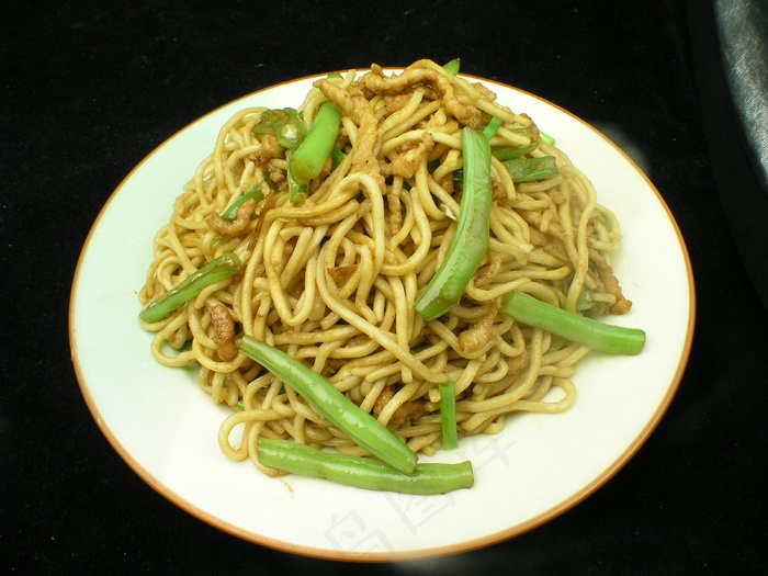 0046扁豆肉丝炒面