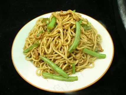 0046扁豆肉丝炒面 0046扁豆肉丝炒面