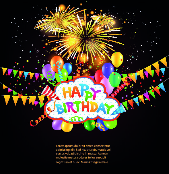 设计儿童生日背景