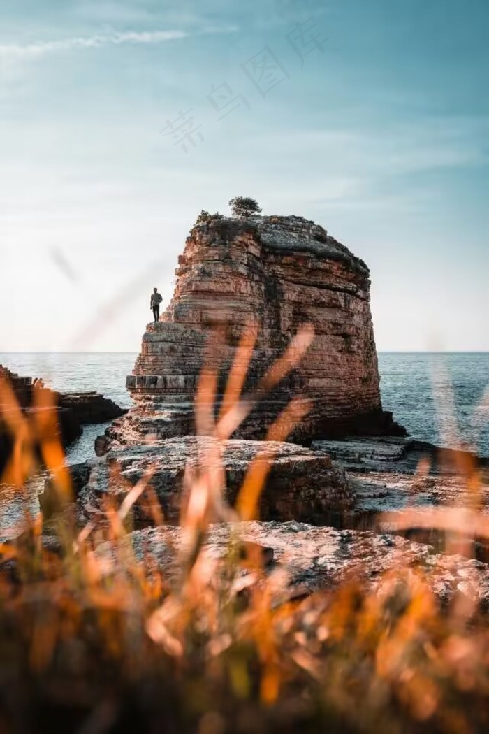 海边的岩石