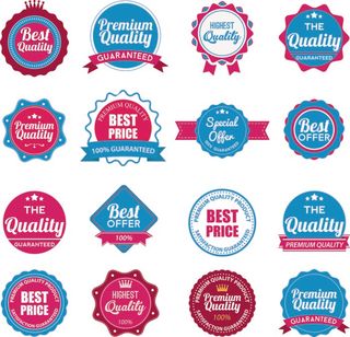 免抠促销标签矢量