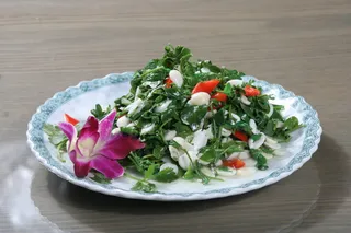 花椒芽拌杏仁8元 (4)