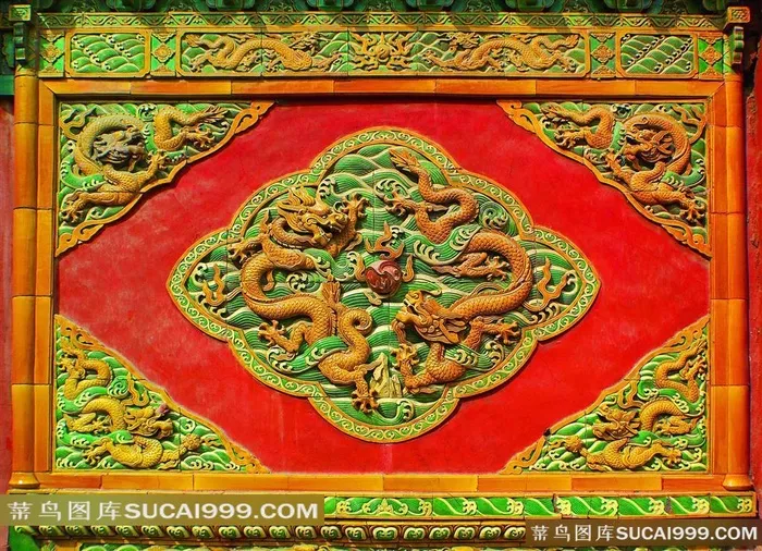 传统建筑装饰龙纹