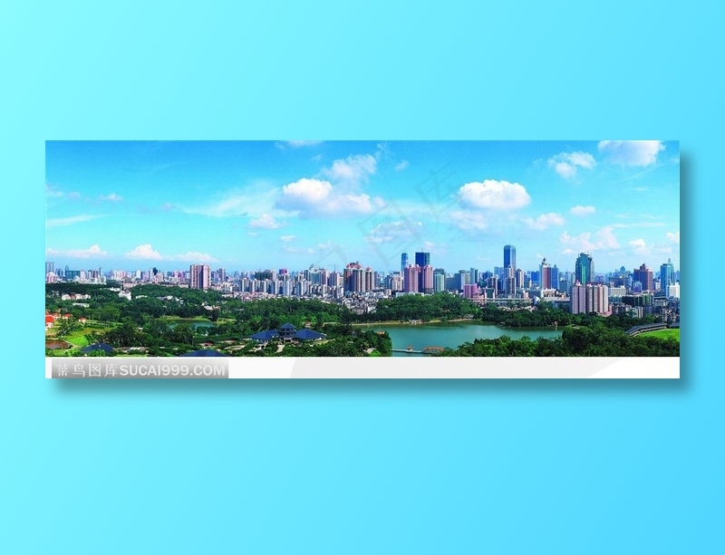 广州全景之绿色广州城