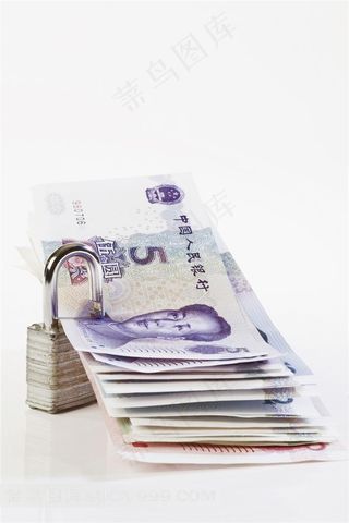 锁五元人民币高清素材