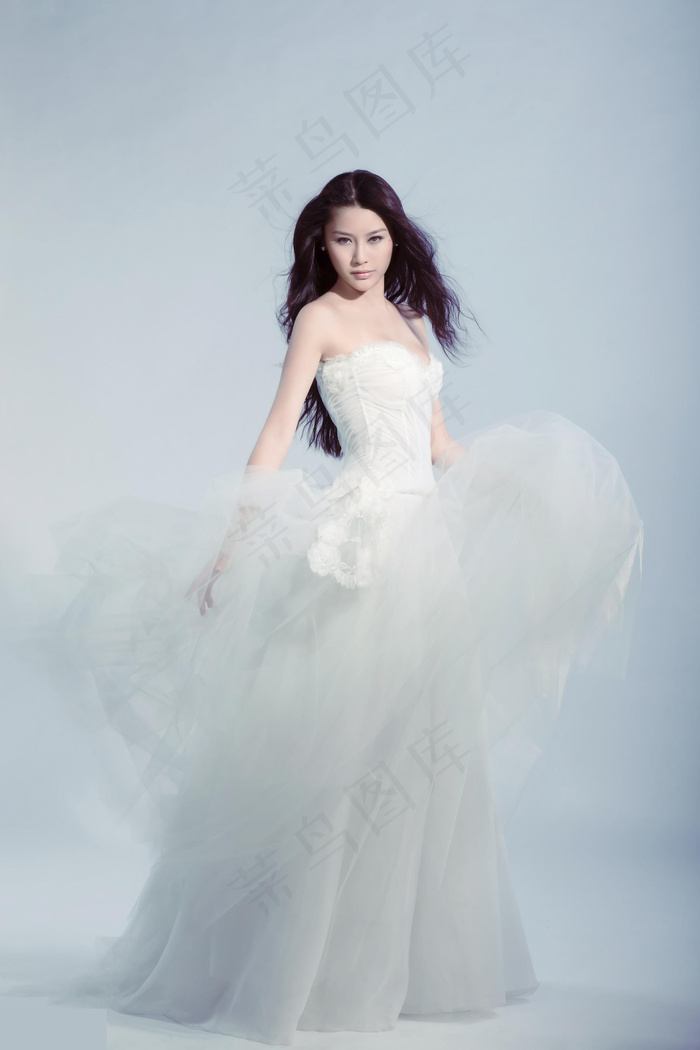 刘俐婚纱写真图片