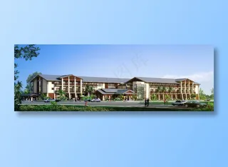 泰式建筑效果图片下载