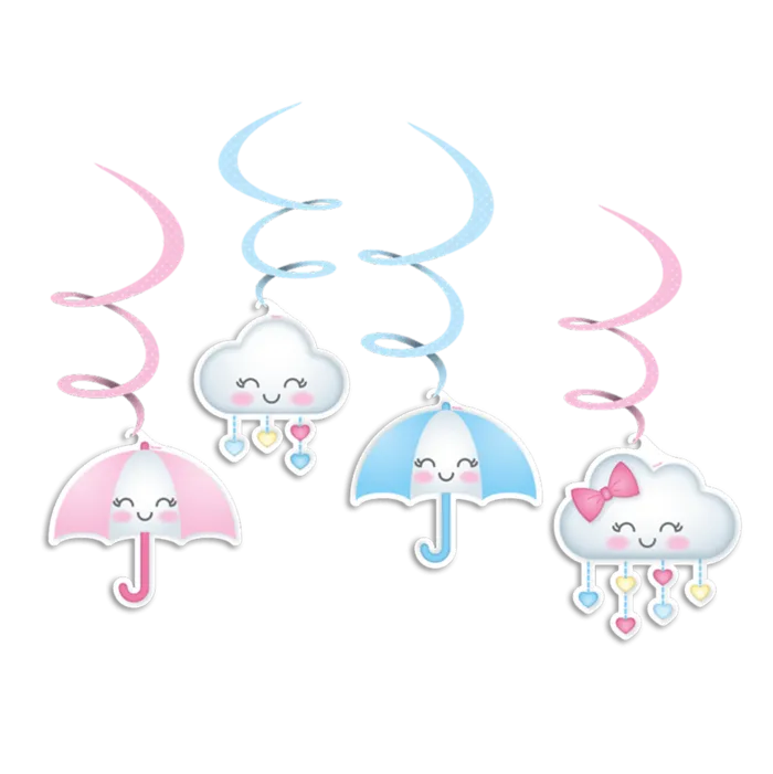 雨伞卡通简笔