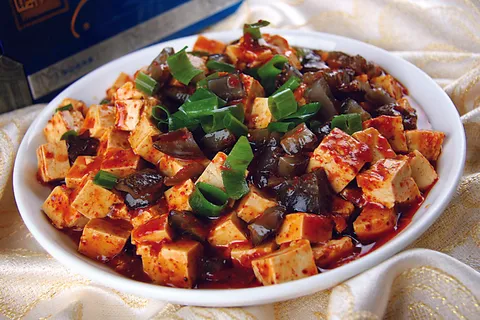 麻婆豆腐烧海参 38份 麻婆豆腐烧海参 38份