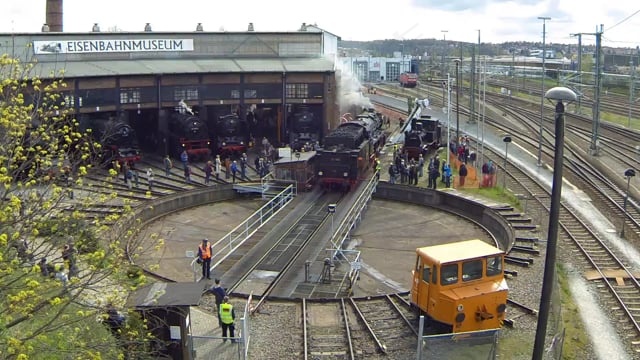 蒸汽机车, 铁路, 轨道, 车站, 德累斯顿, 操作站