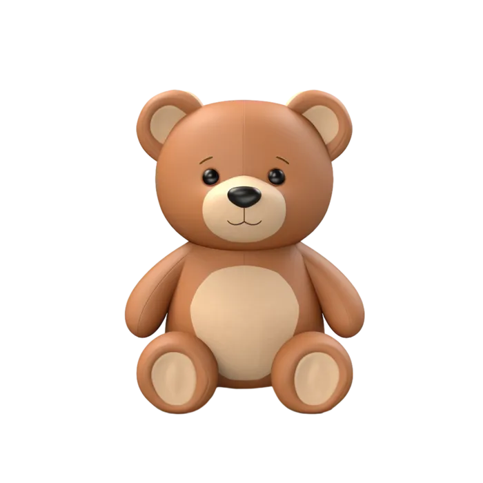 非常精细的3D熊