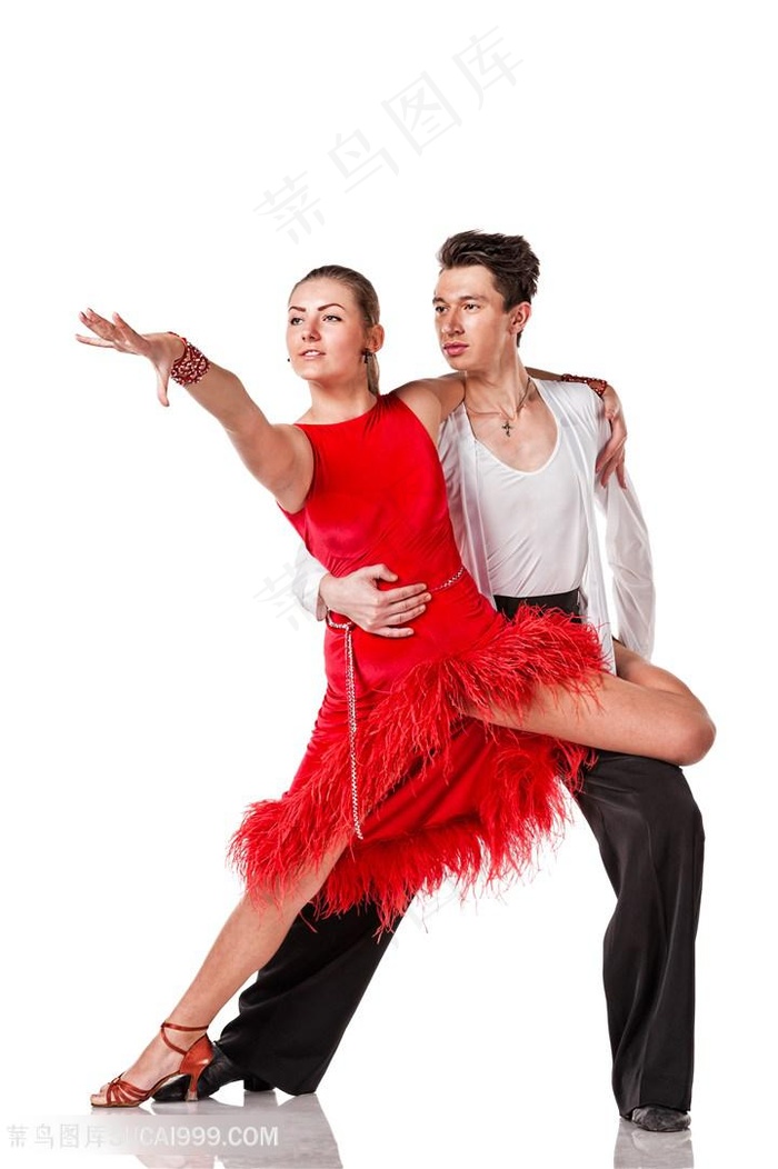 一起跳舞的男女高清图