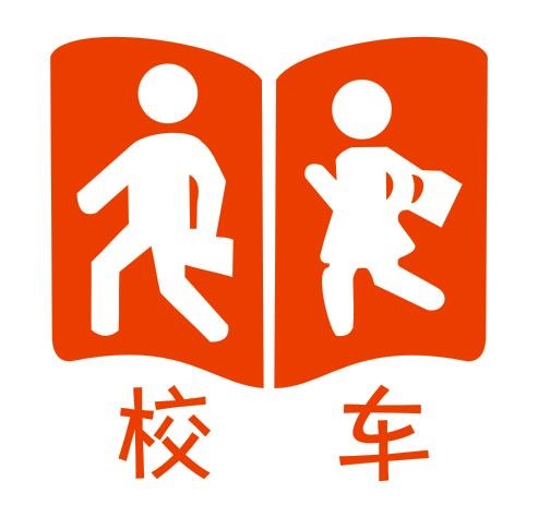 矢量校车标志
