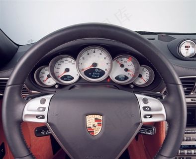 保时捷911 GT3内饰 PORSCHE方向盘高清摄影图