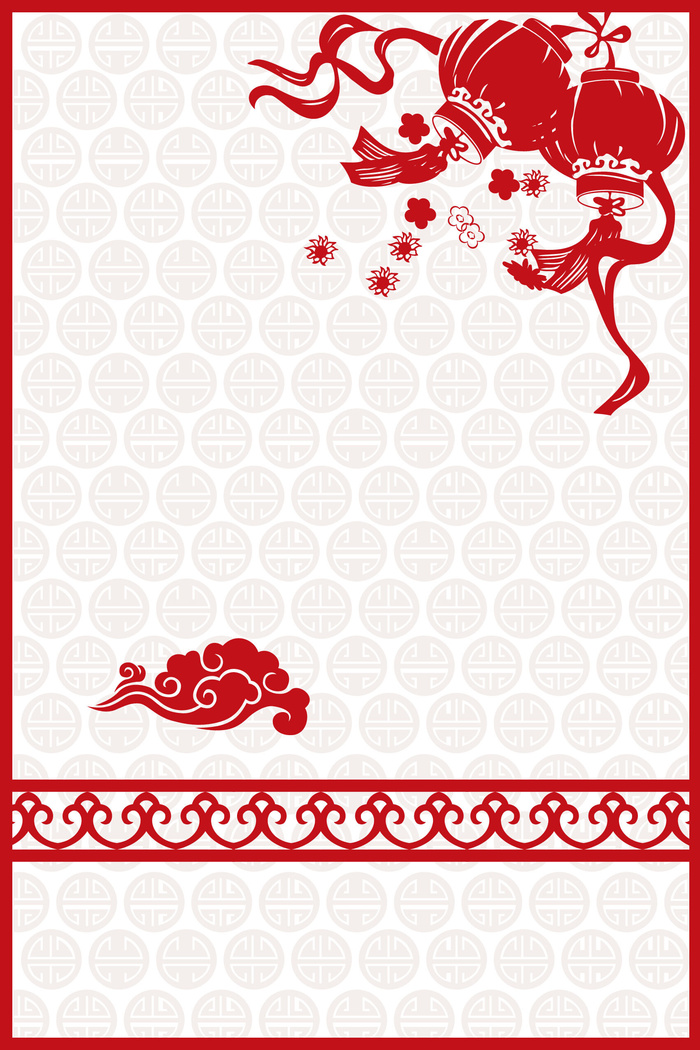 中国风传统水墨古风古典展板边框工笔画PS海报背景平面广告Ai设计素材