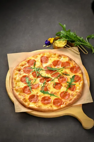 意大利萨拉米肠披萨 (2)