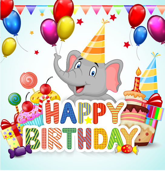 设计儿童生日背景