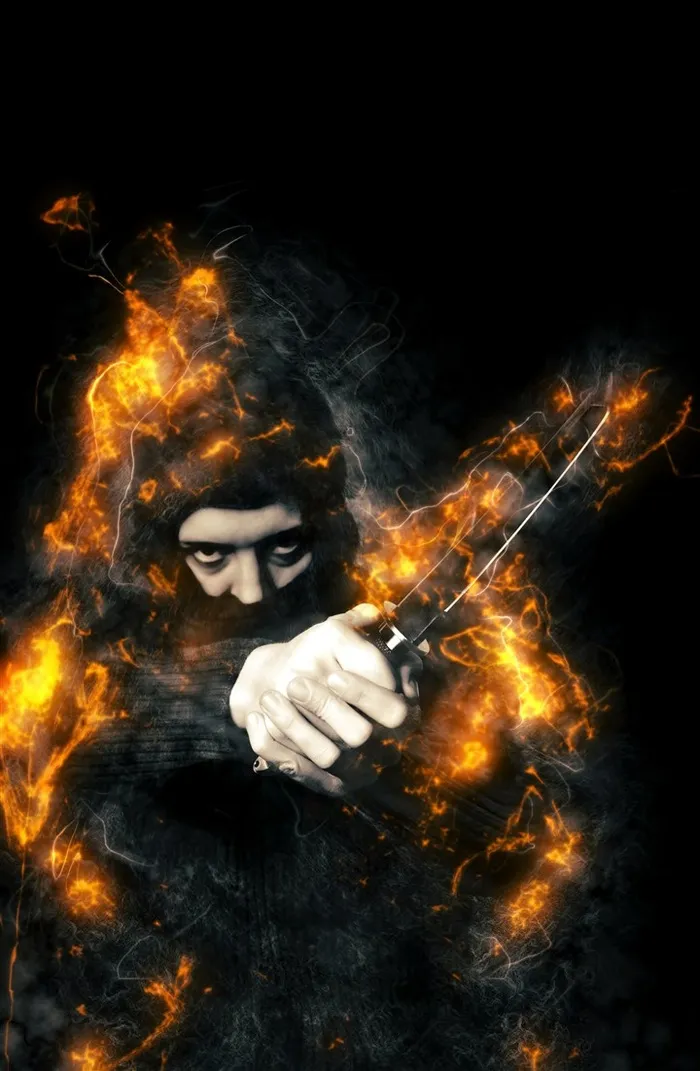 燃烧的帅气忍者