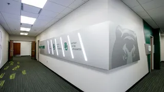 企业导视 展厅 文化 海报