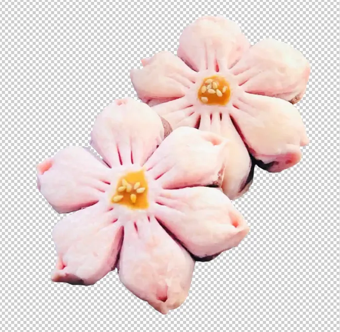 桃花酥免扣素材psd模版下载