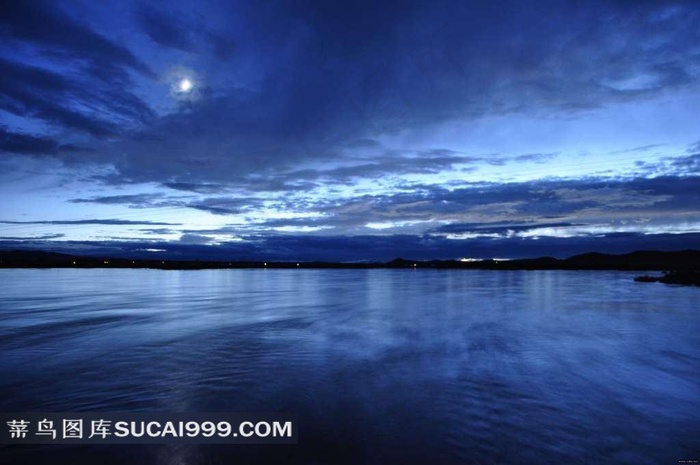 九曲黄河第一湾旁晚