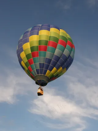 夏日热气球图片