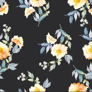 花卉唯美手绘花朵面料纹理手机壳布料面料印花服装矢量图案素材