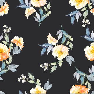 花卉唯美手绘花朵面料纹理手机壳布料面料印花服装矢量图案素材