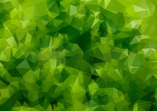 绿色环保低面几何海报背景