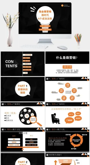 《淘金微营销》PPT读书笔记预览图